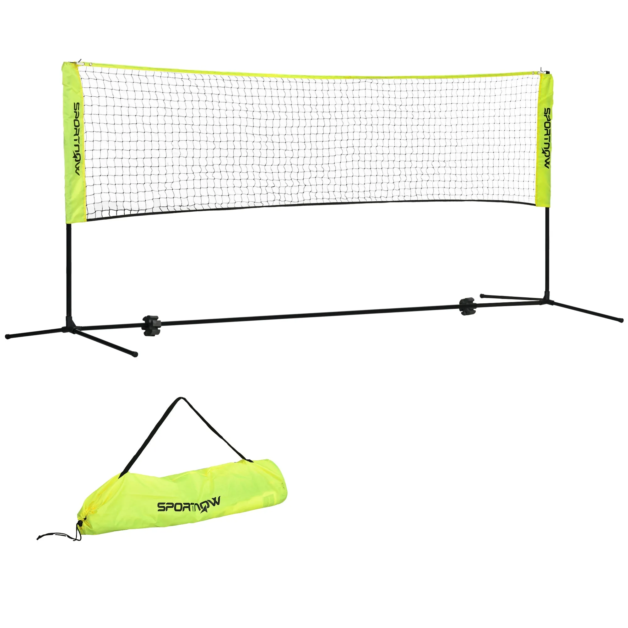 SPORTNOW 3m Badminton Net, Adjustable Sports Net for Tennis, Volleyball