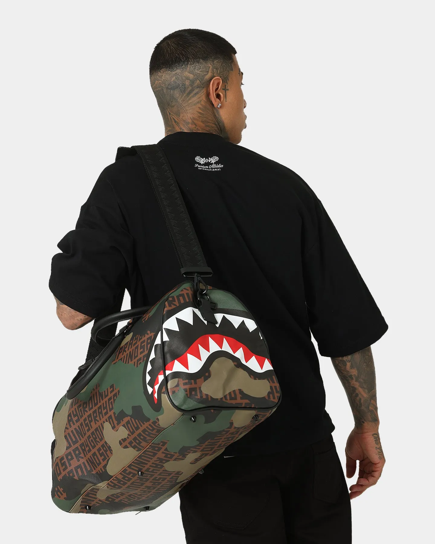 Sprayground Camo Infinity Duffle Bag Camo