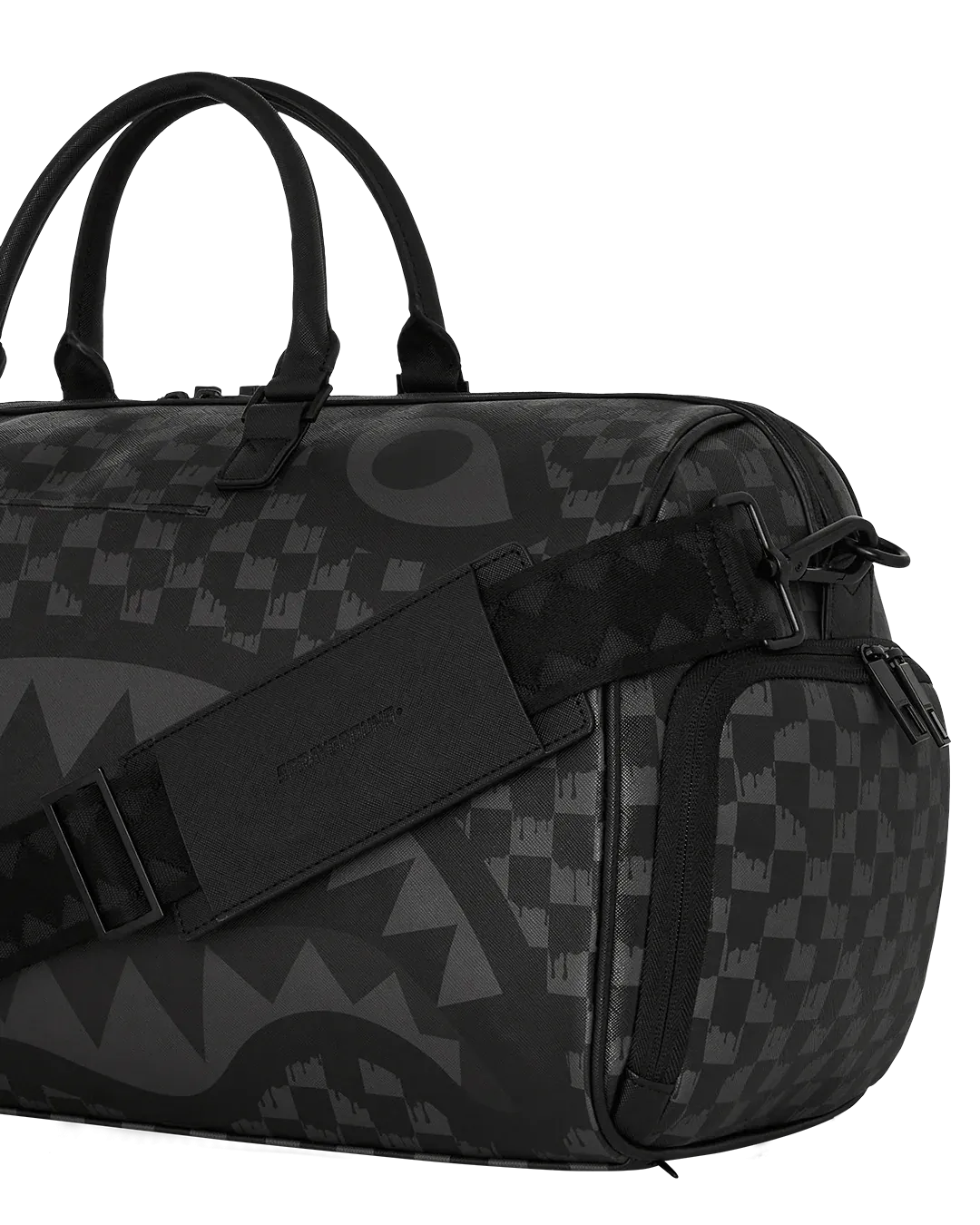 Sprayground Hangover Drip Check Duffle Bag