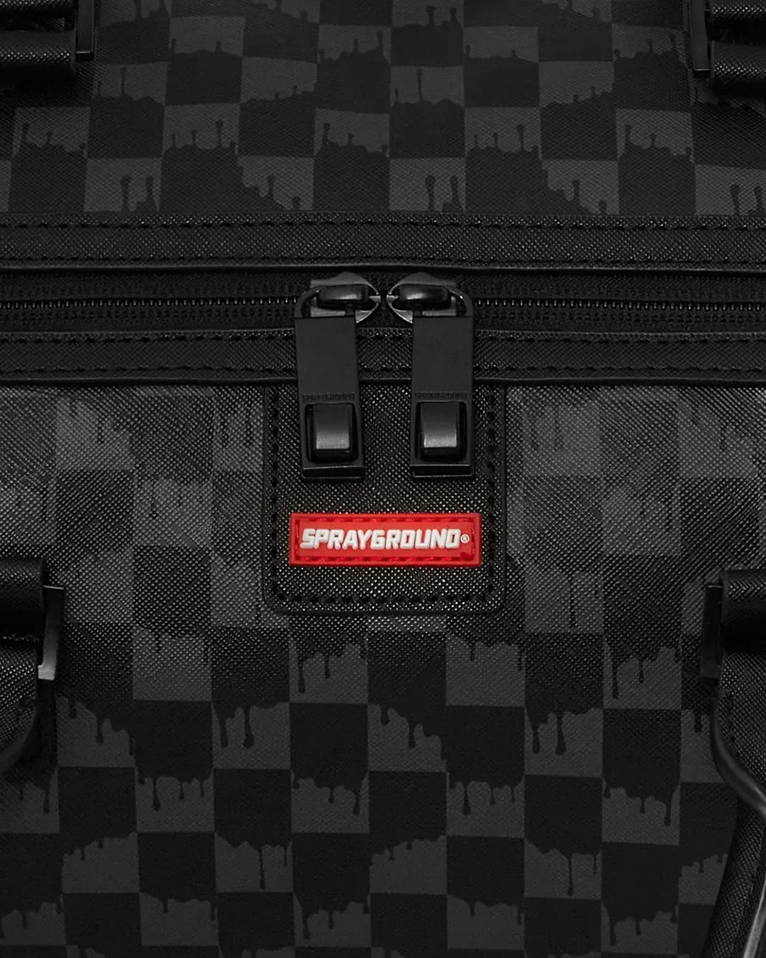 Sprayground Hangover Drip Check Duffle Bag