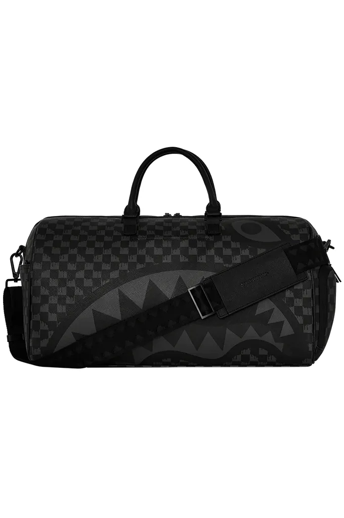 Sprayground Hangover Drip Check Duffle Bag