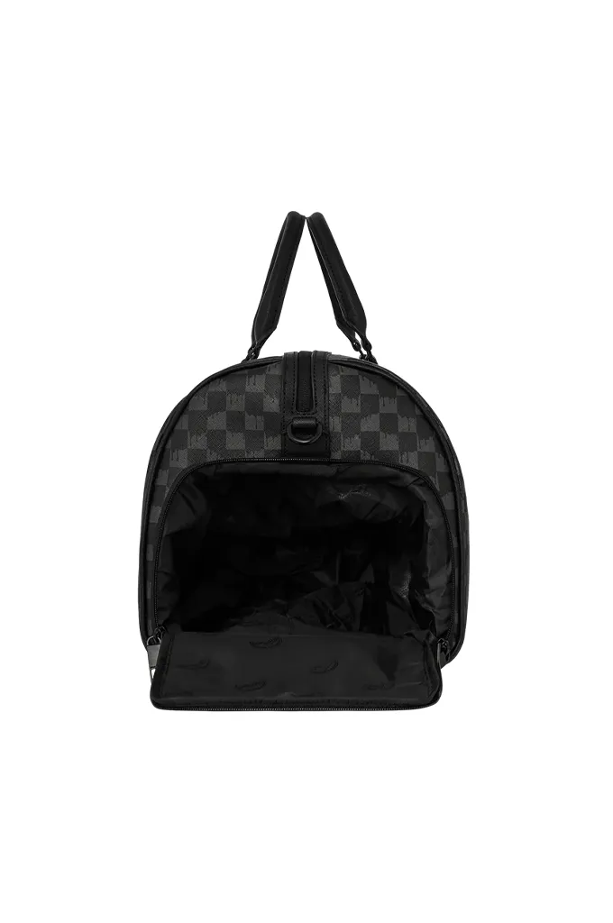 Sprayground Hangover Drip Check Duffle Bag