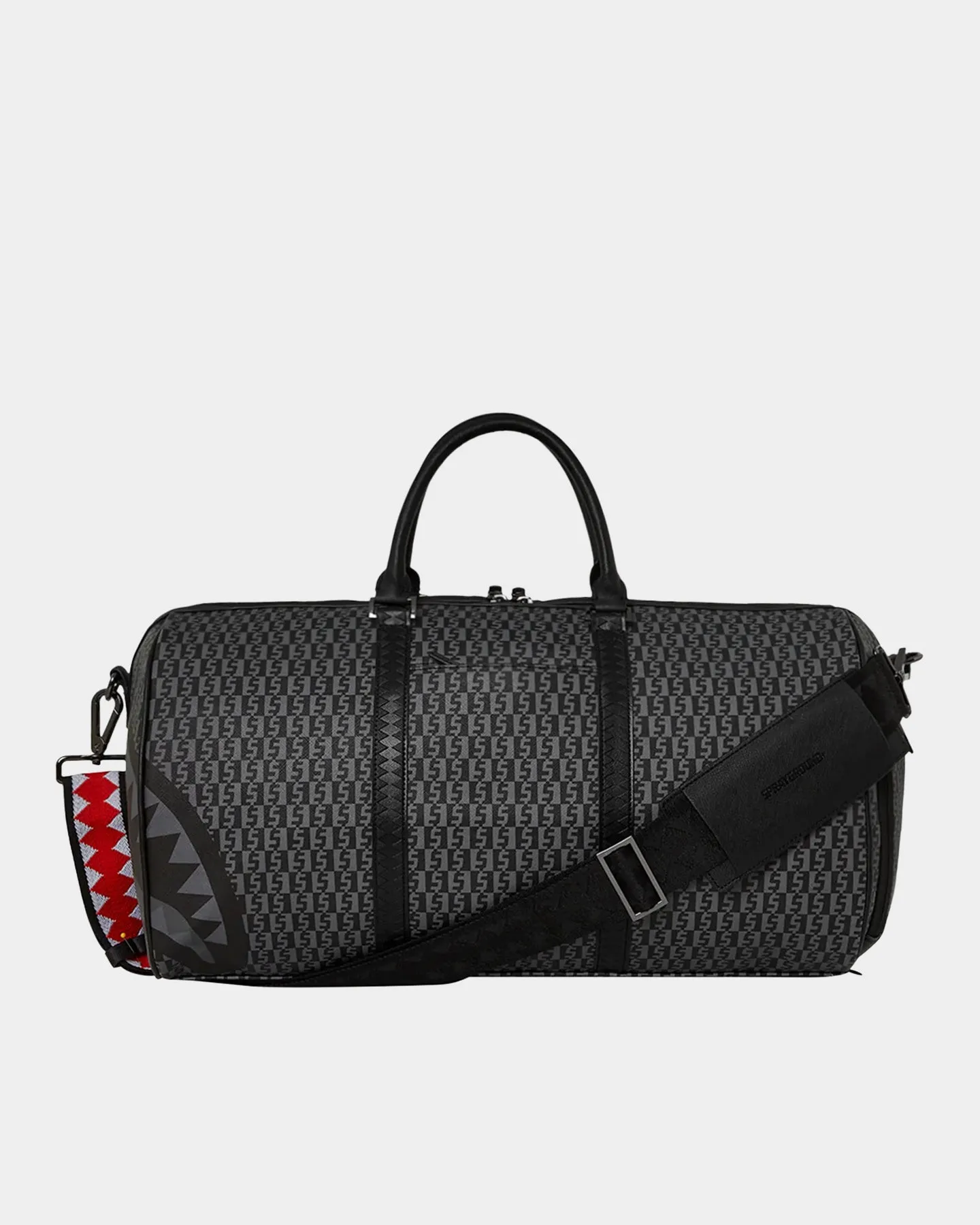 Sprayground Split Infinity Check Large Duffle Bag Split Infinity