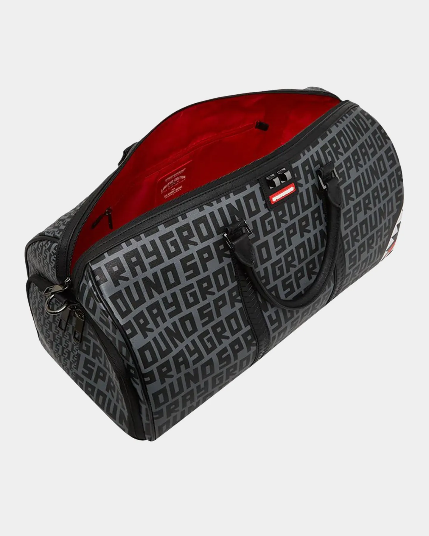 Sprayground Split Infinity Check Large Duffle Bag Split Infinity