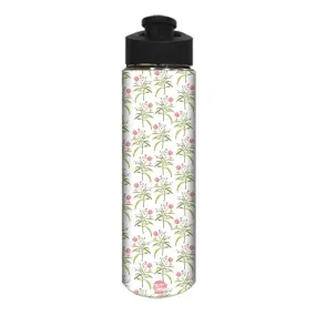 Stainless Steel Sipper Bottle -  Flowers Pattern