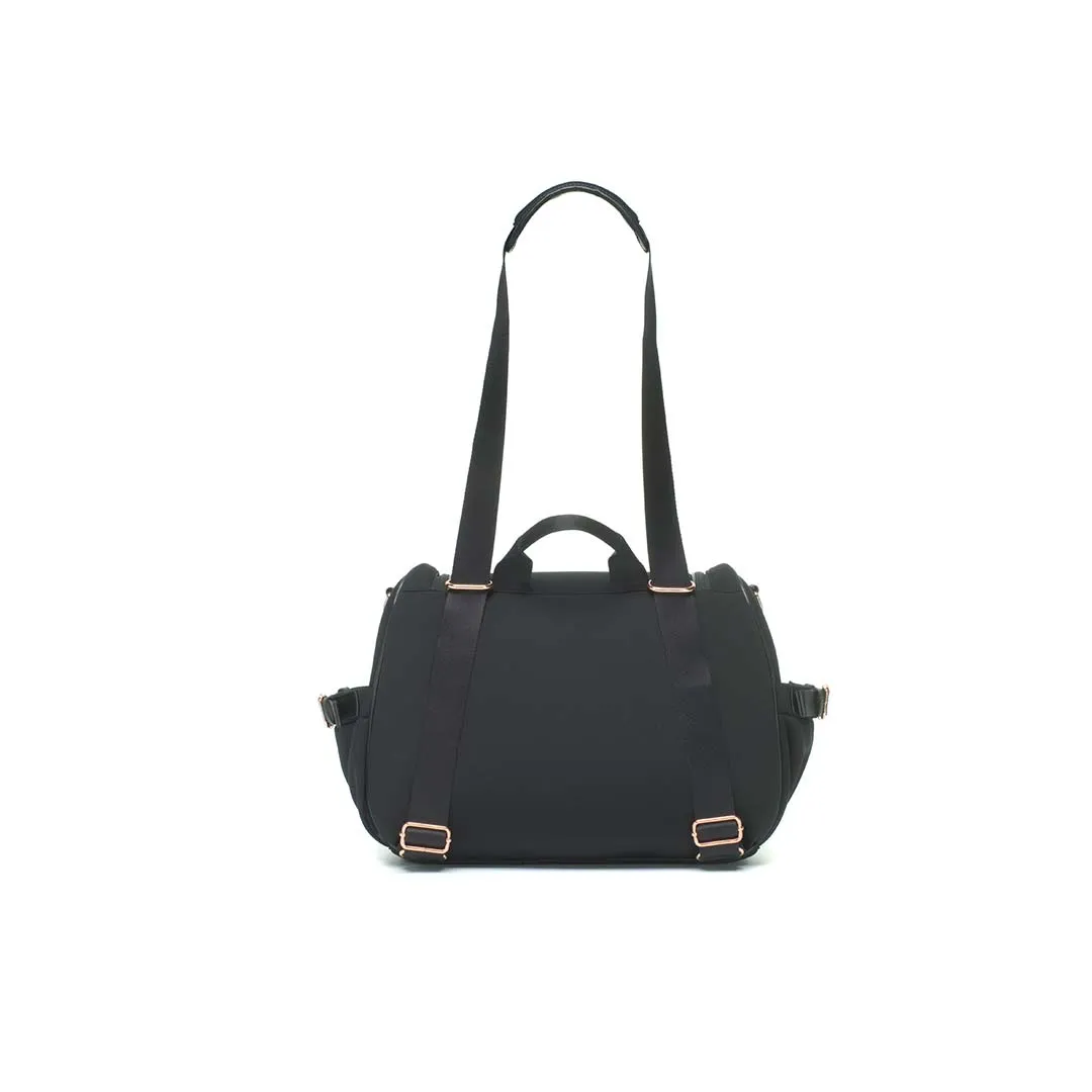 Storksak Poppy Luxe Scuba Changing Bag - Black