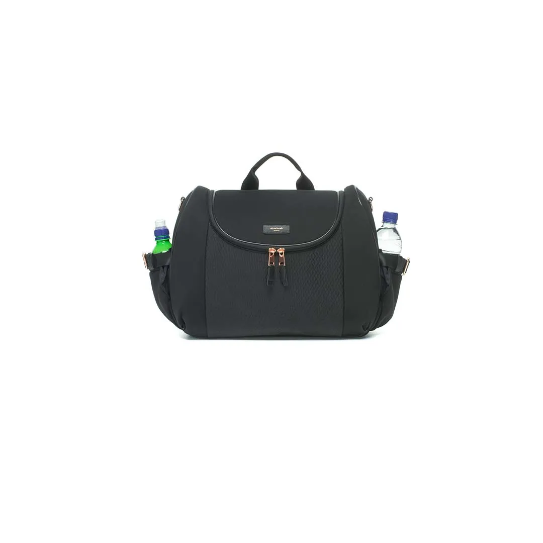 Storksak Poppy Luxe Scuba Changing Bag - Black