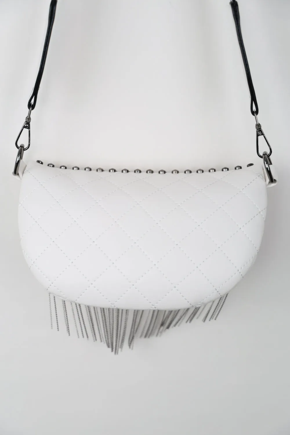 Studded Sling Bag with Fringes