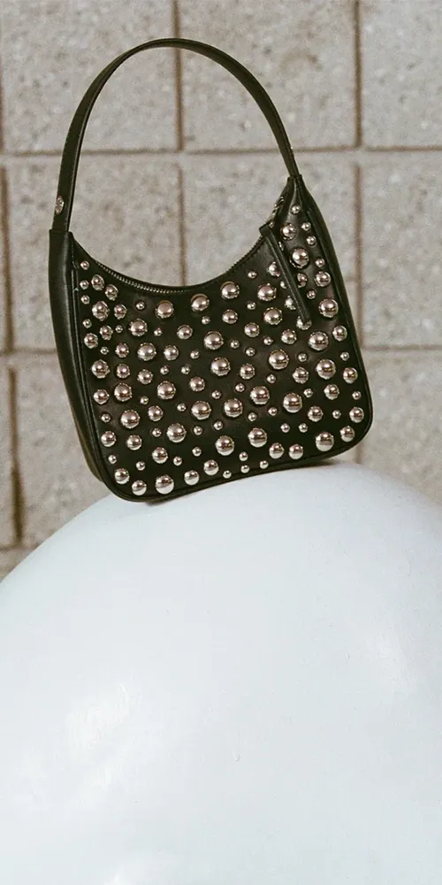 Studded Snap Bag