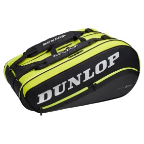 SX Performance 2022 12 Racquet Tennis Bag Black and Yellow