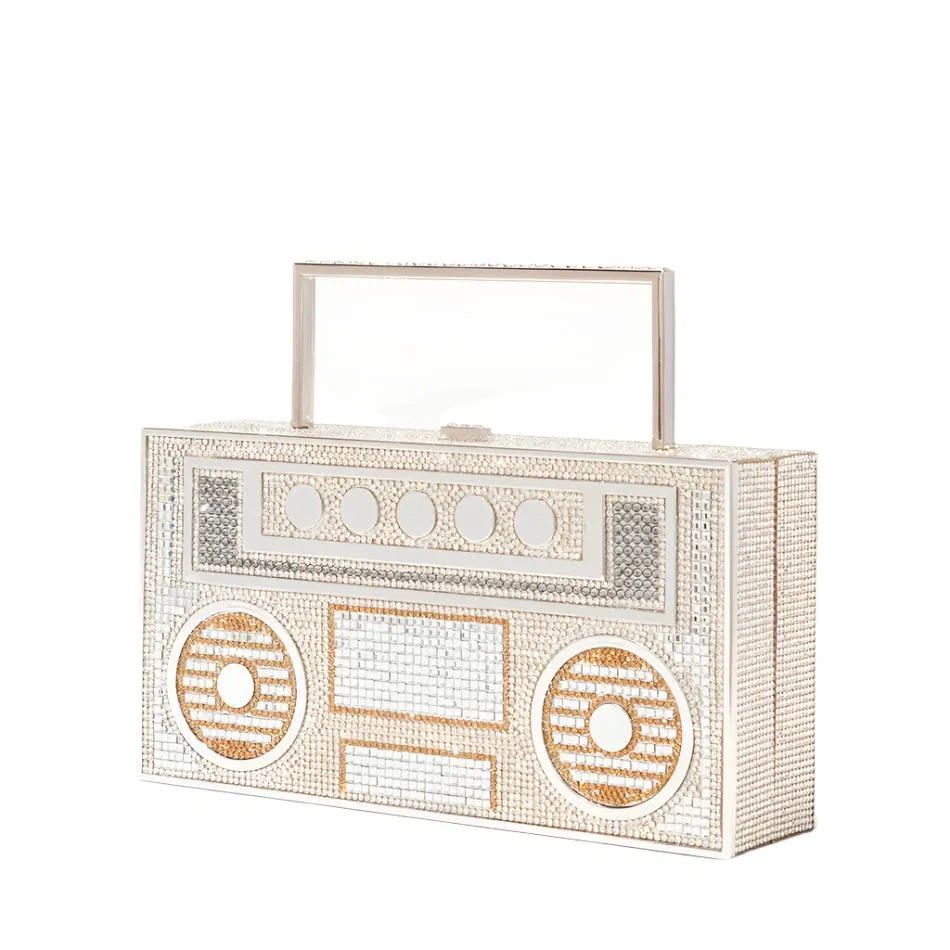 TEEK - Radio Evening Rhinestone Clutch Bag