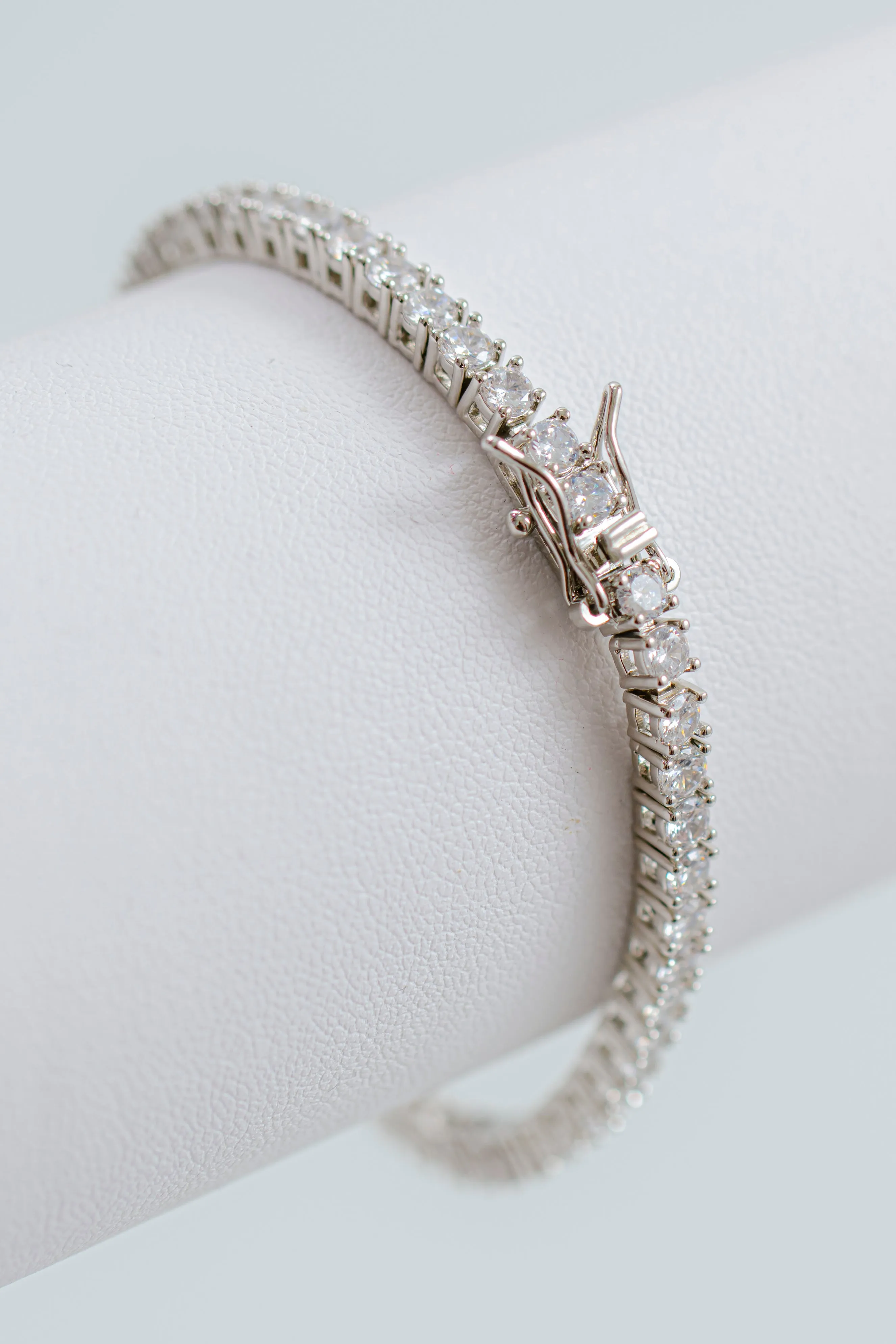 Tennis Bracelet | Silver