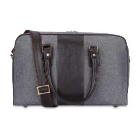 The Clownfish Romulus series 24 liters Polyester Travel Duffle Bag Men Travel Duffel Bag Luggage Daffel Bags Air Bags Luggage Bag Travelling Bag Truffle Bags (Slate Grey)