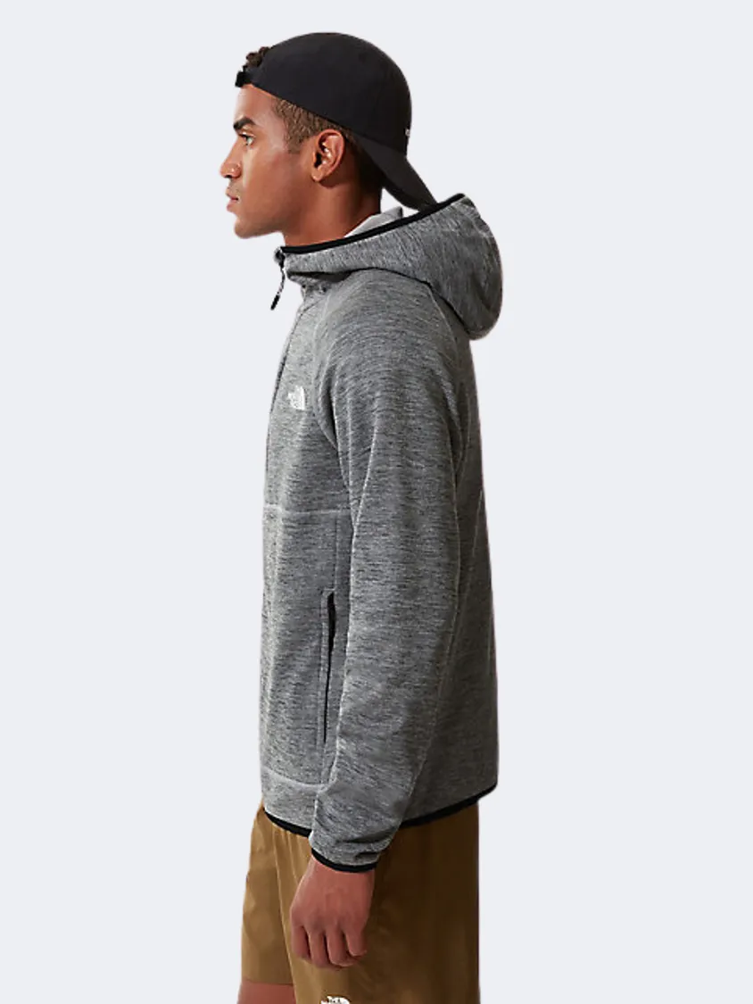 The North Face Canyonlands Hooded Men Hiking Hoody Grey Heather