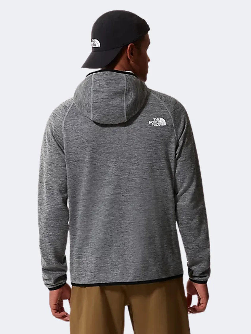 The North Face Canyonlands Hooded Men Hiking Hoody Grey Heather