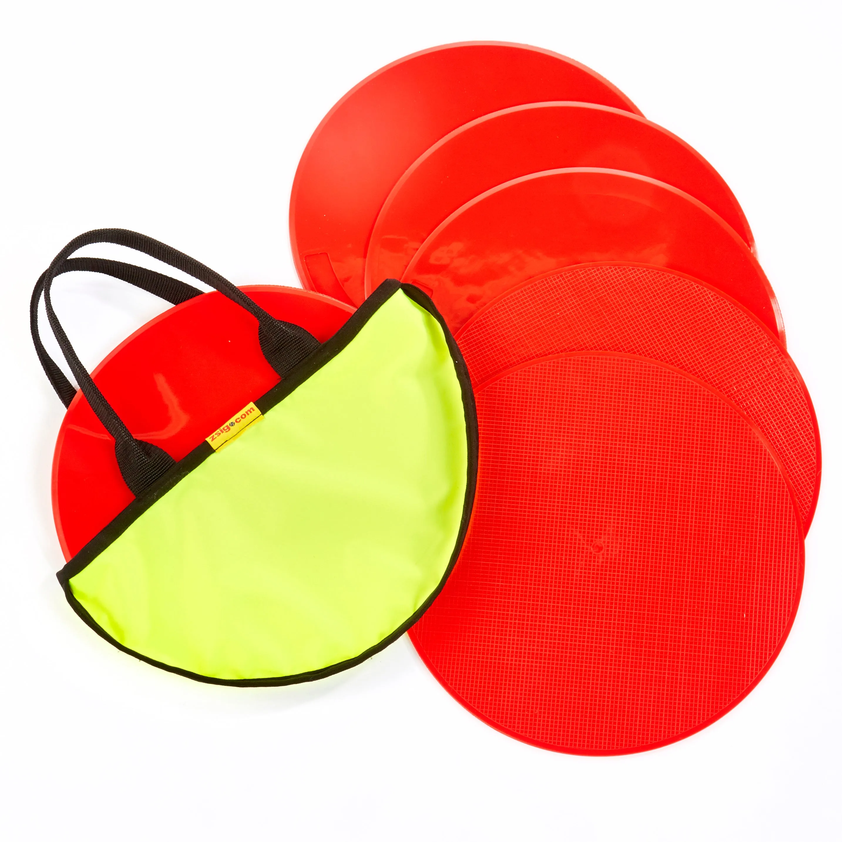 Throw Down Spots | 30cm Set of 6 | Red