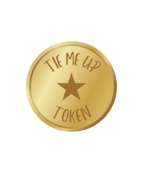 Tie Me Up Sexy Time Token in Gold