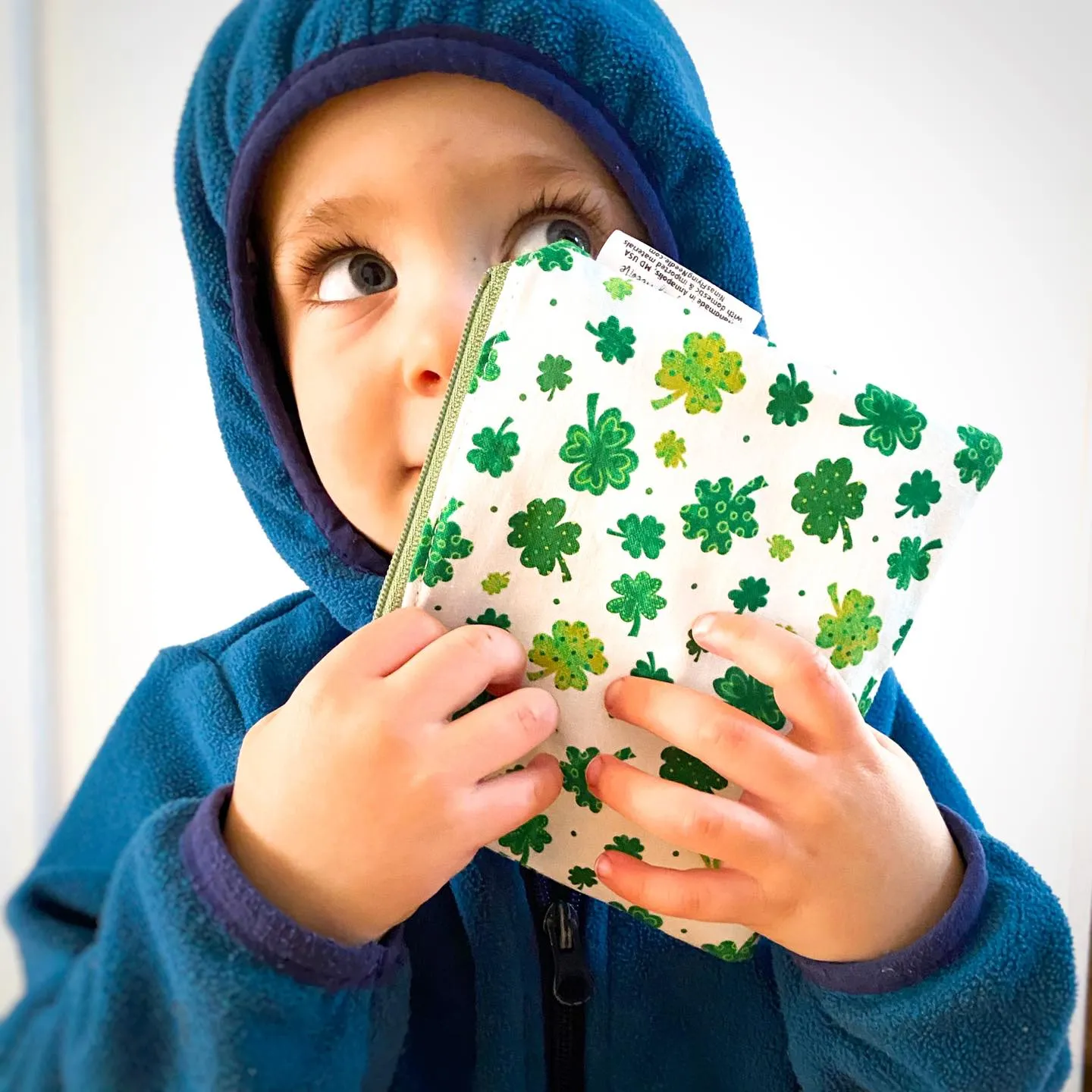 Toddler Sized Reusable Zippered Bag Volleyball