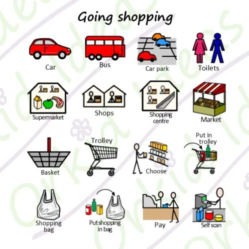 TomTag Sticker Pack - At The Shops