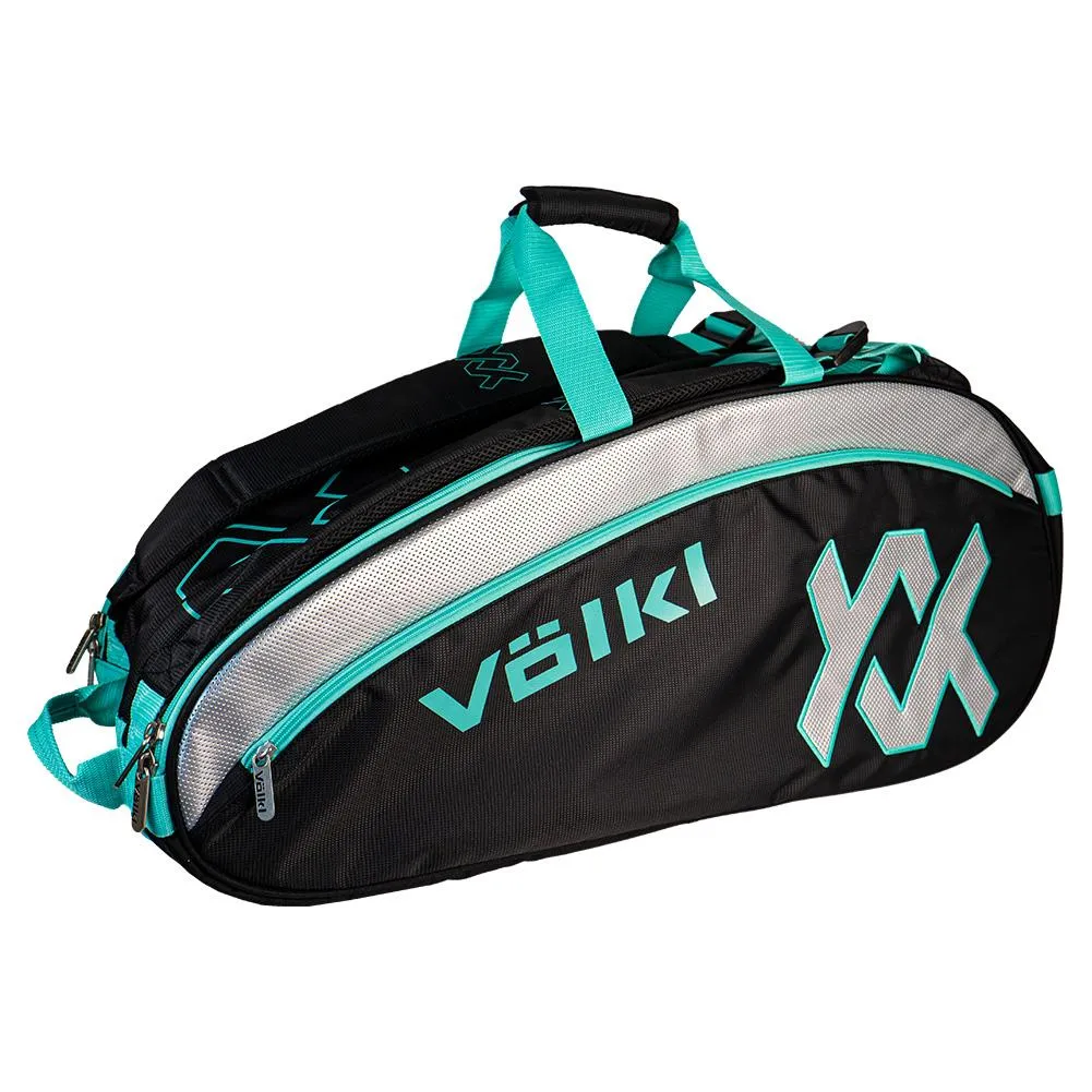 Tour Combi Tennis Bag Black and Turquoise