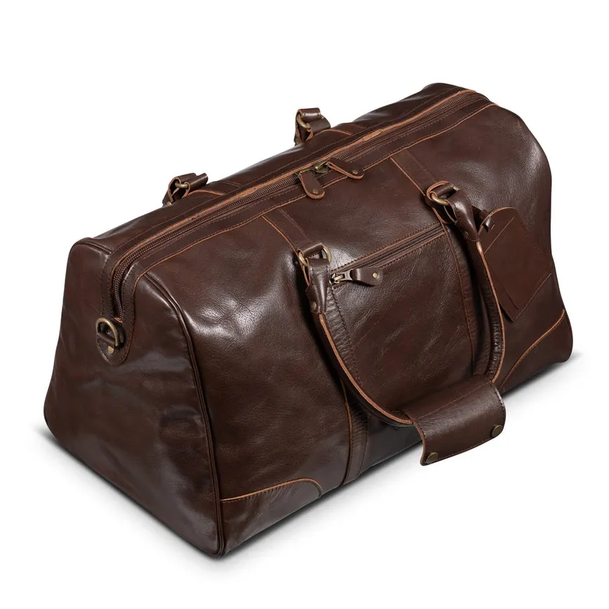 Tourist Leather Duffle 21" Antique Brown