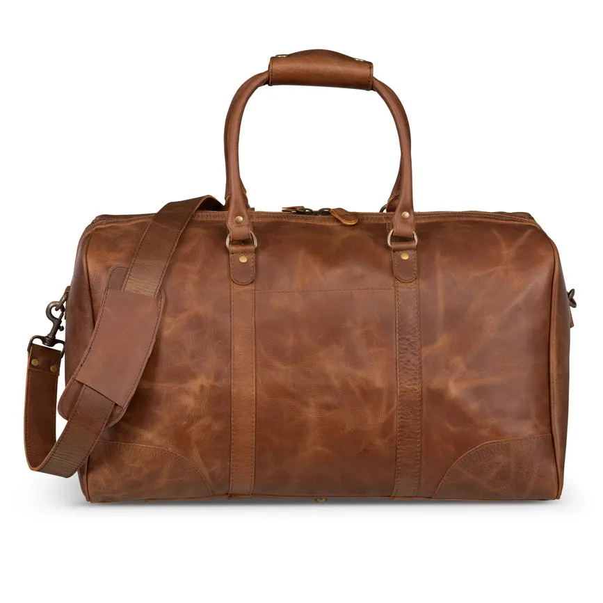 Tourist Leather Duffle 21" Saddle Brown