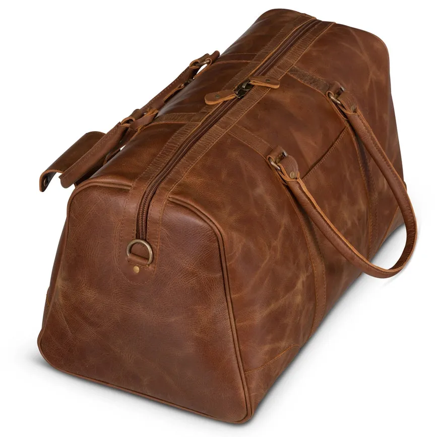 Tourist Leather Duffle 21" Saddle Brown