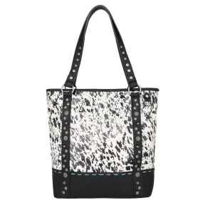 TR140G-8113 Trinity Ranch Hair-On Cowhide Collection Concealed Carry Tote