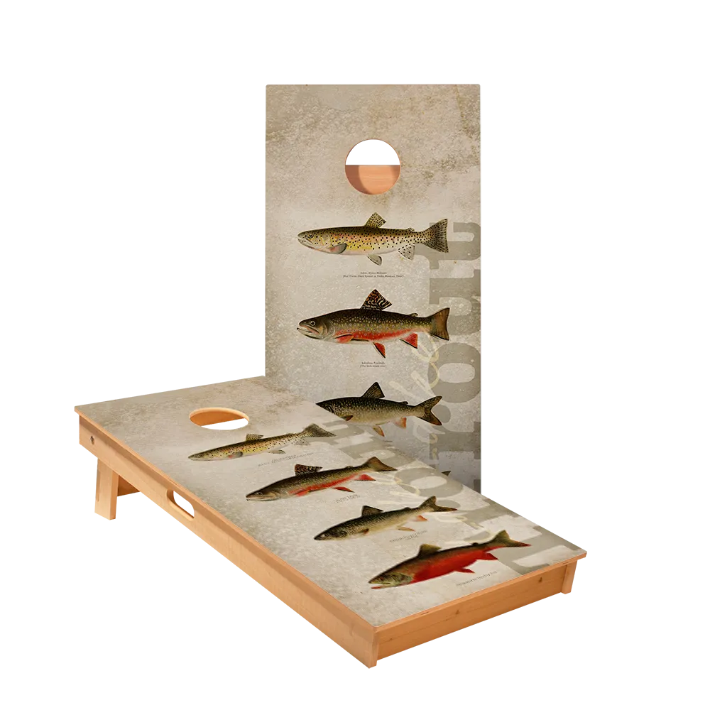 Trout Star Cornhole Boards