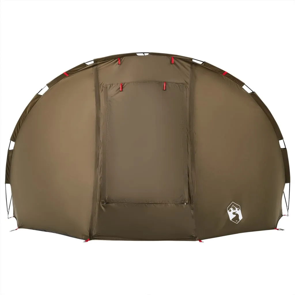 vidaXL Fishing Tent 5-Person Olive Green Waterproof