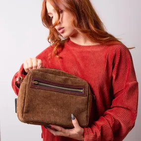 Vintage 1980s Corduroy Handbag