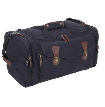 Vintage Canvas Leather Weekender Bag