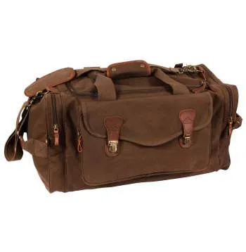 Vintage Canvas Leather Weekender Bag