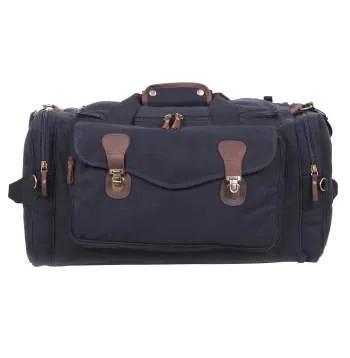 Vintage Canvas Leather Weekender Bag