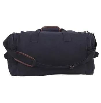 Vintage Canvas Leather Weekender Bag