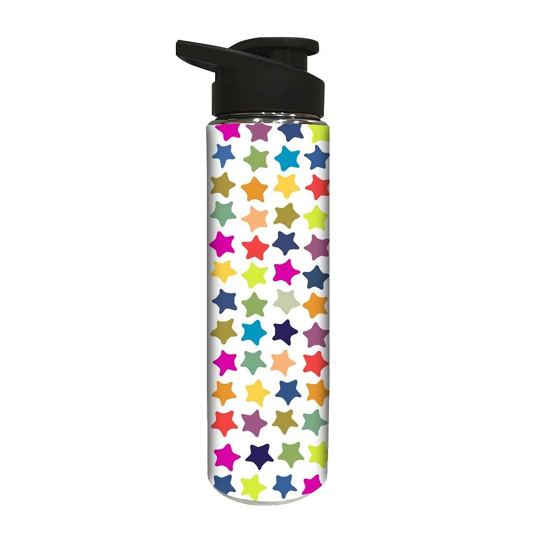 Water Bottle for Kids -  Multicolor Stars