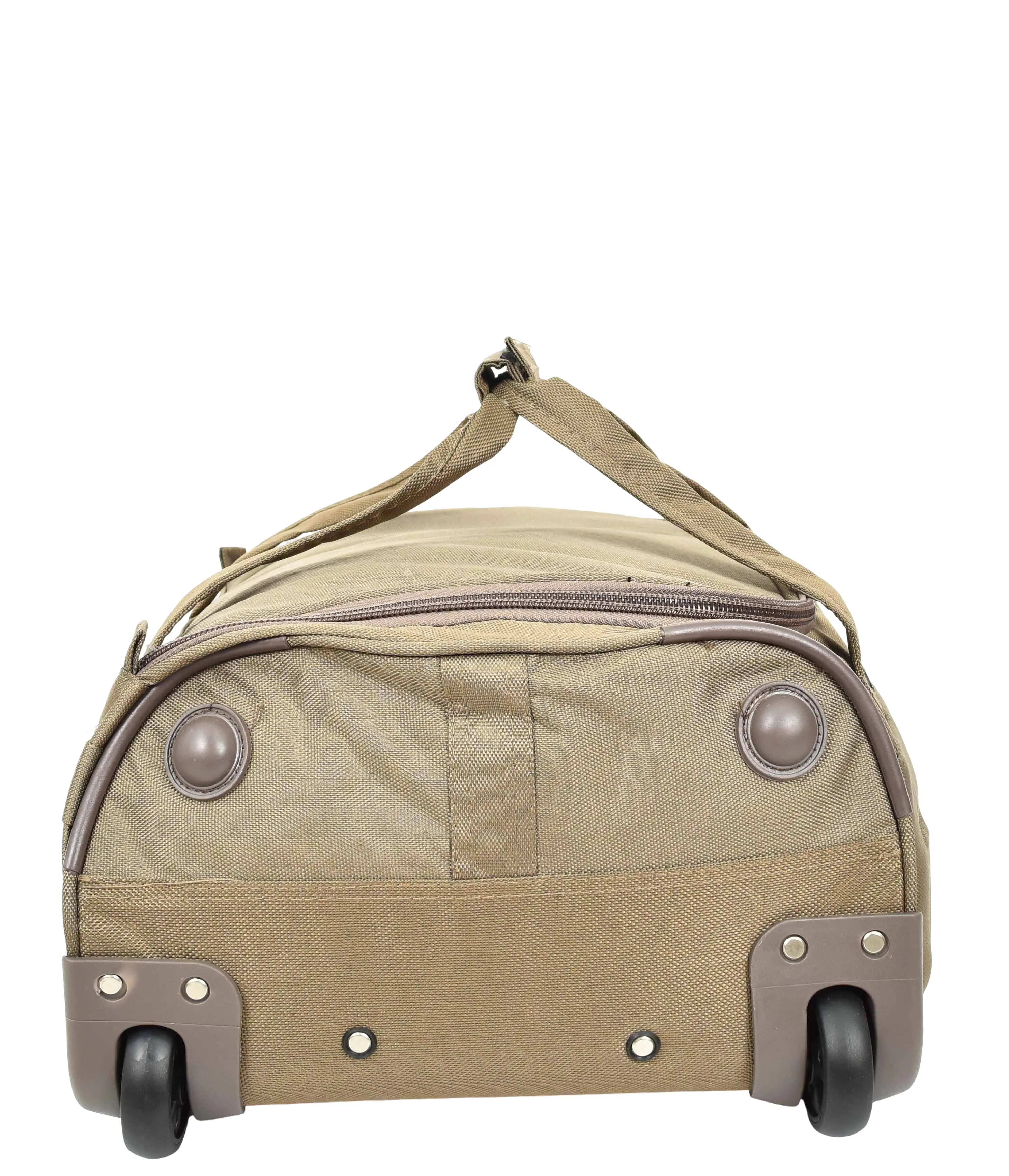 Wheeled Holdall Duffle Mid Size Bag HOL214 Beige