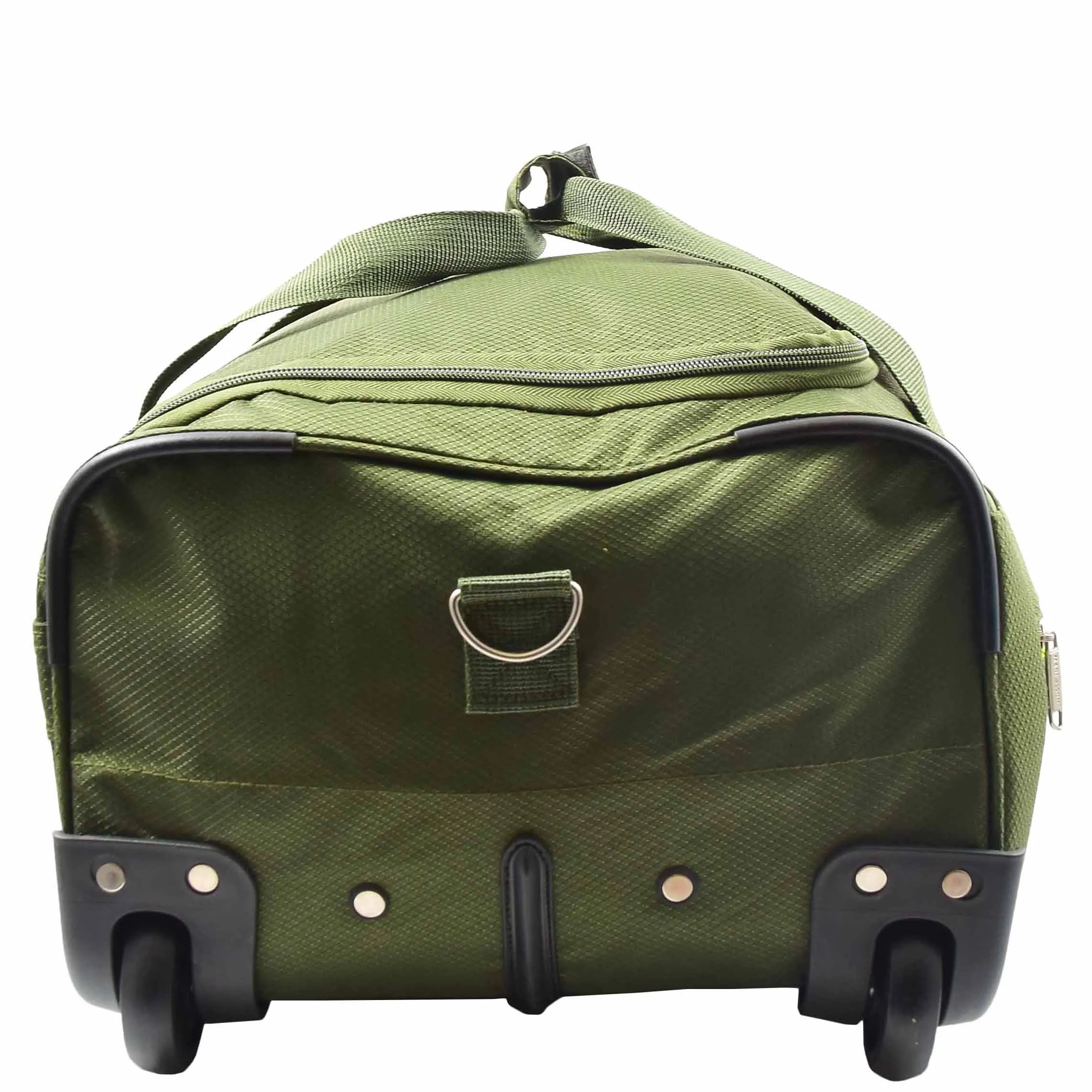 Wheeled Holdall Duffle Mid Size Bag HOL214 Khaki