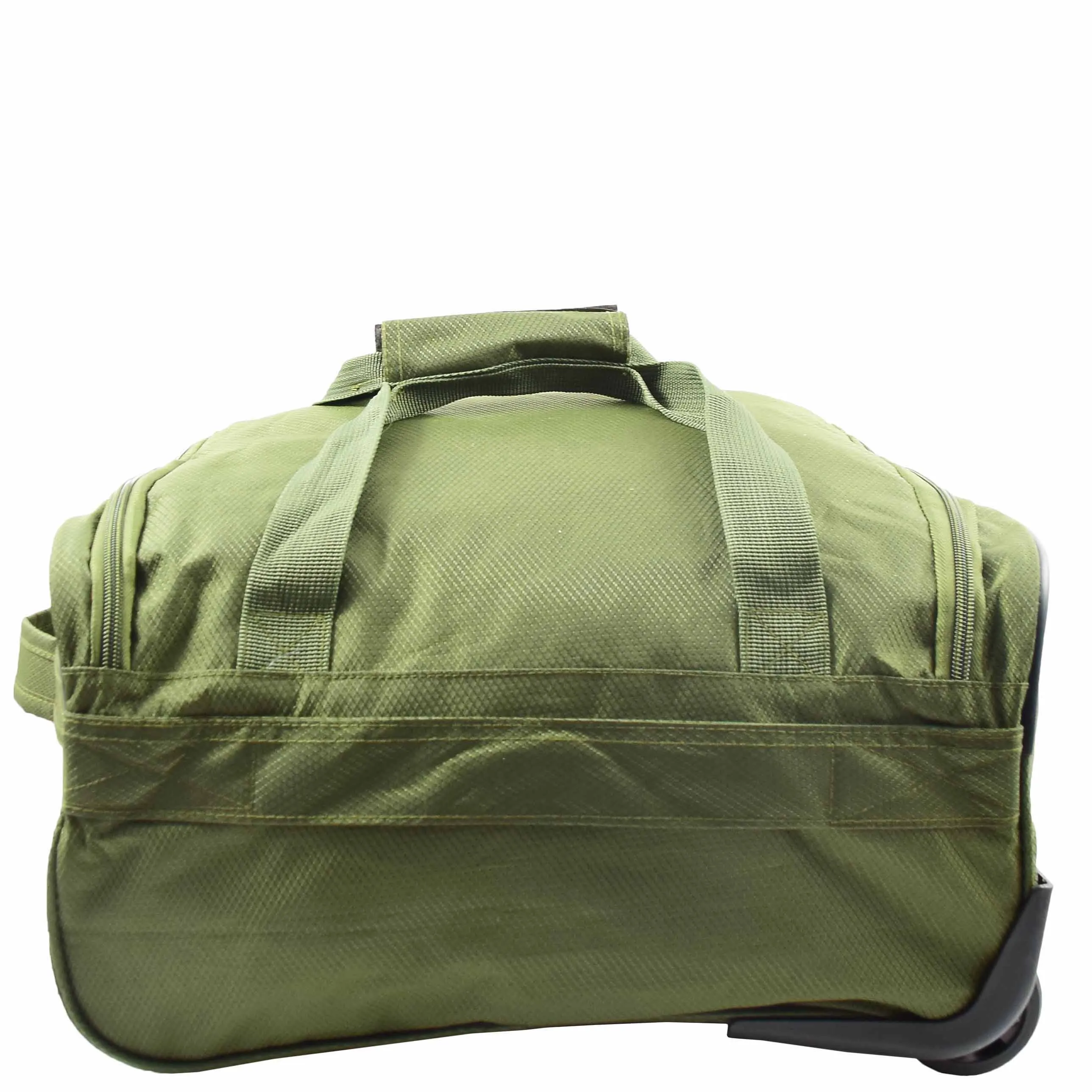 Wheeled Holdall Duffle Mid Size Bag HOL214 Khaki