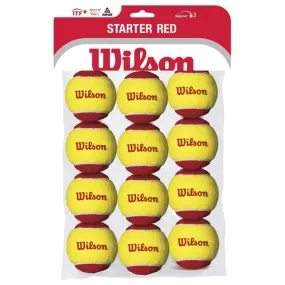 Wilson Starter Red Junior Balls (12 Pack)