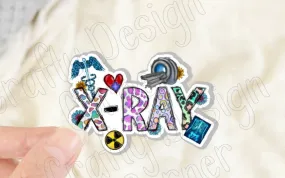 X Ray Tech Sticker, Radiology Technician Sticker, Medical STICKER, Cute Medical Design Sticker