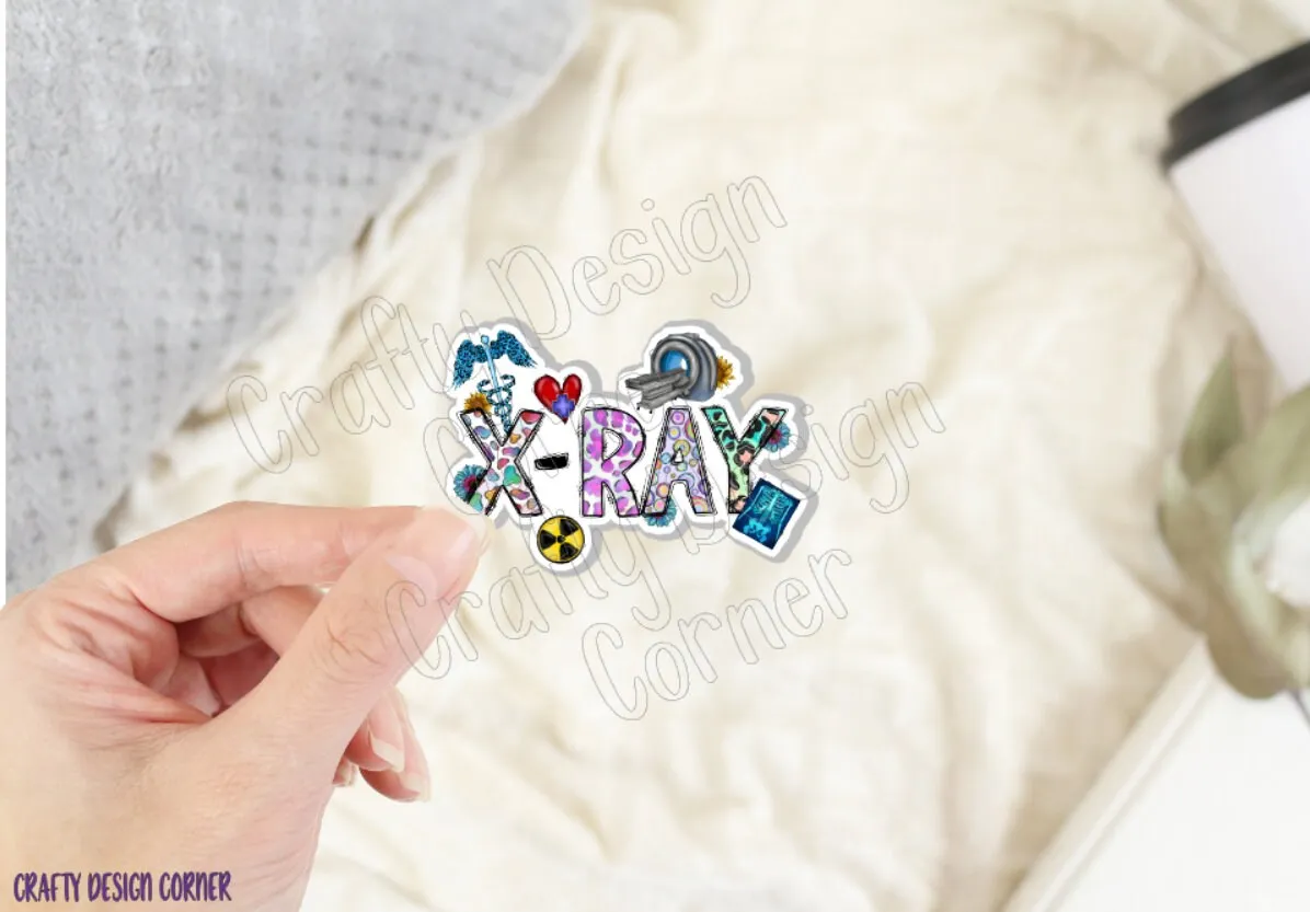 X Ray Tech Sticker, Radiology Technician Sticker, Medical STICKER, Cute Medical Design Sticker