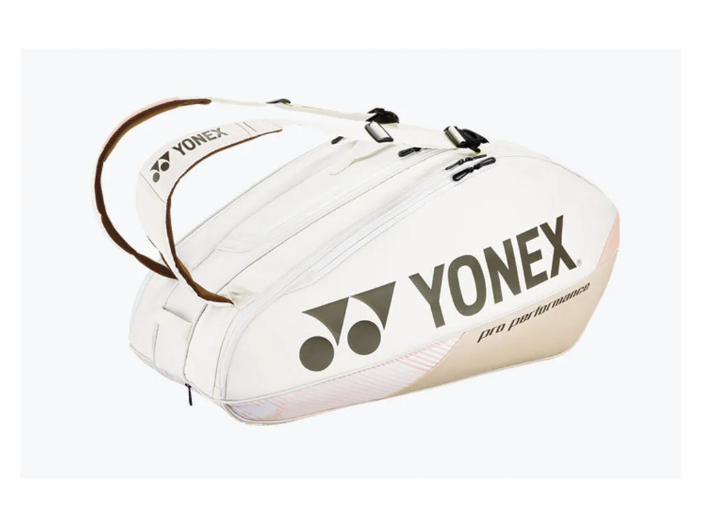 Yonex V Core 2024 Pro Thermal 9 Racket Bag Sand Beige